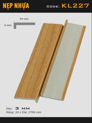 Nẹp nhựa KL227 Nẹp nhựa KL227