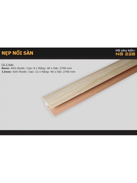 Nẹp nhựa nối sàn NS-228 Nẹp nhựa nối sàn NS-228