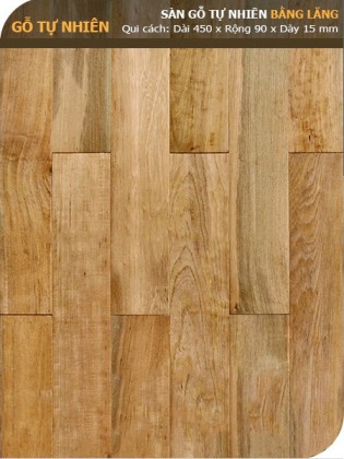 Sàn gỗ Bằng lăng 450mm