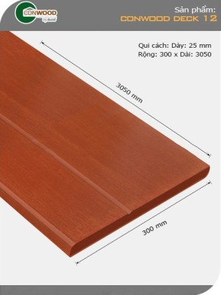 Sàn gỗ CONWOOD DECK 12 Sàn gỗ CONWOOD DECK 12