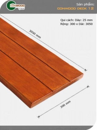 Sàn gỗ CONWOOD DECK 12 Sàn gỗ CONWOOD DECK 12