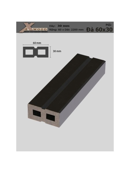 Thanh Đà Exwood ED60x30 Thanh Đà Exwood ED60x30