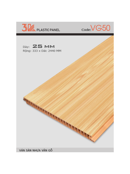 Ván sàn nhựa vân gỗ 3K VG50