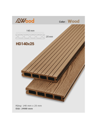 Sàn gỗ AWood HD140x25-4 Wood Sàn gỗ AWood HD140x25-4 Wood