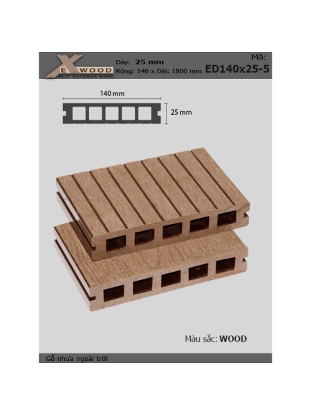 Sàn gỗ Exwood ED140x25-5 Wood Sàn gỗ Exwood ED140x25-5 Wood