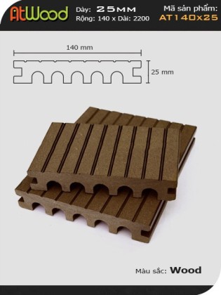 ván sàn ngoài trời AT140x25 Wood ván sàn ngoài trời AT140x25 Wood