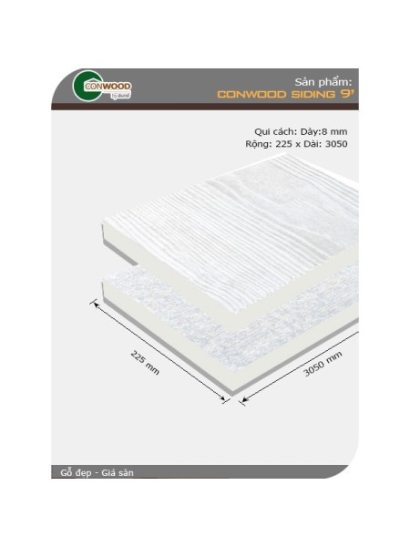 Ốp tường CONWOOD siding 9 Ốp tường CONWOOD siding 9