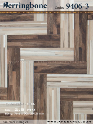 Sàn nhựa xương cá 9406-3