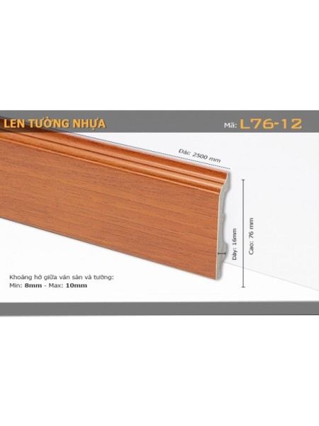 Len Tường nhựa L76-12 Len Tường nhựa L76-12