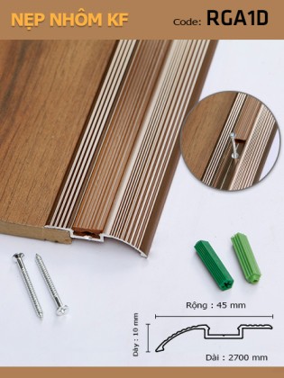 Nẹp nhôm KF RGA1D Nẹp nhôm KF RGA1D