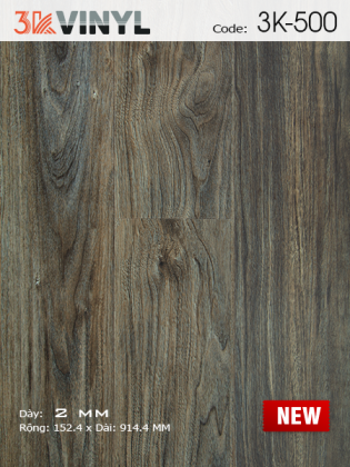 Sàn nhựa 3K Vinyl K500 Sàn nhựa 3K Vinyl K500