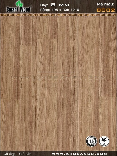Sàn gỗ Smartwood 8002 Sàn gỗ Smartwood 8002