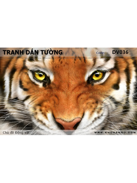 Tranh dán tường Động vật DV036