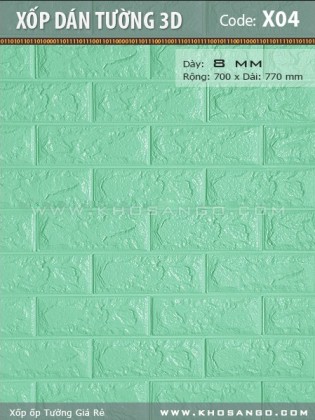 Xốp dán tường 3D X04
