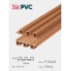 Tấm ốp trần và ốp tường 3K WPC Decor P120x25 Cherry