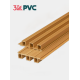 Tấm ốp trần và ốp tường 3K WPC Decor P120x25 Teak