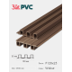 Tấm ốp trần và ốp tường 3K WPC Decor P120x25 Walnut