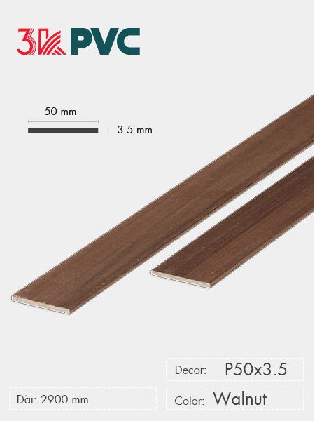 3K WPC Decor P50x3.5 Walnut
