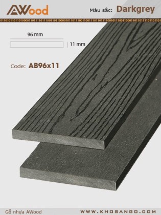 AWood AB96x11 Darkgrey AWood AB96x11 Darkgrey