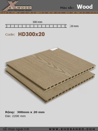 Exwood HD300x20-15 Wood Exwood HD300x20-15 Wood