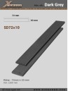 EXwood SD72x10 Darkgrey