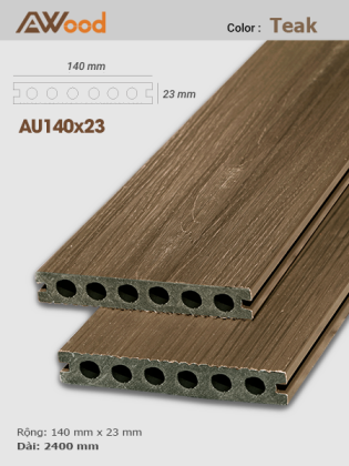 Sàn gỗ AWood AU140x23 Teak B Sàn gỗ AWood AU140x23 Teak B