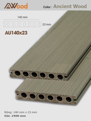 Sàn gỗ AWood AU140x23 Teak M Sàn gỗ AWood AU140x23 Teak M