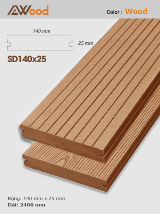 Sàn gỗ AWood SD140x25 Wood Sàn gỗ AWood SD140x25 Wood