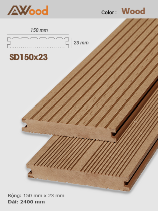 Sàn gỗ AWood SD150x23 Wood Sàn gỗ AWood SD150x23 Wood