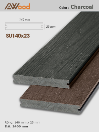 Sàn gỗ AWood SU140x23 Charcoal Sàn gỗ AWood SU140x23 Charcoal
