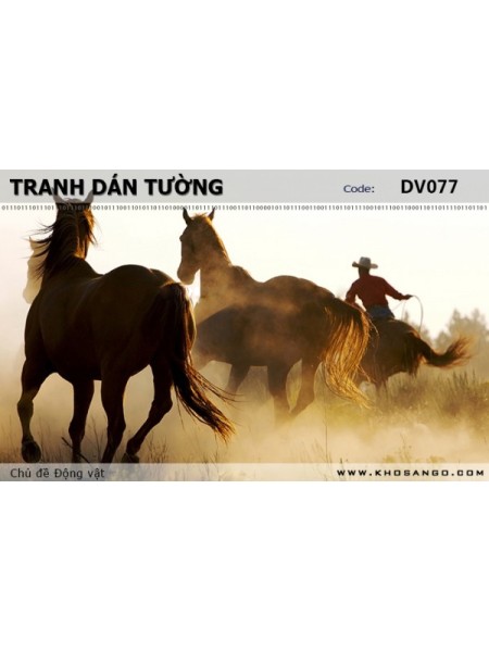 Tranh dán tường Động vật DV077 Tranh dán tường Động vật DV077