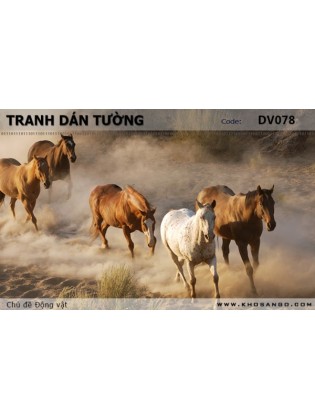 Tranh dán tường Động vật DV078 Tranh dán tường Động vật DV078