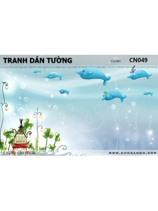Tranh dán tường CARTOON CN049 Tranh dán tường CARTOON CN049