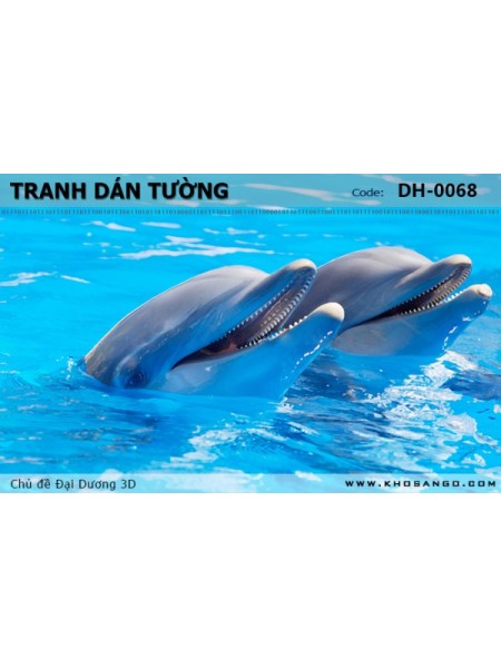 Tranh dán tường Đại Dương 3D DH-0068 Tranh dán tường Đại Dương 3D DH-0068