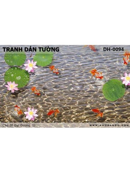 Tranh dán tường Đại Dương 3D DH-0094 Tranh dán tường Đại Dương 3D DH-0094