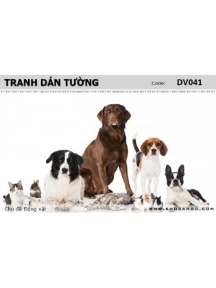 Tranh dán tường Động vật DV041 Tranh dán tường Động vật DV041