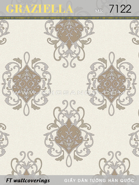 Giấy dán tường GRAZIELLA 7122 Giấy dán tường GRAZIELLA 7122