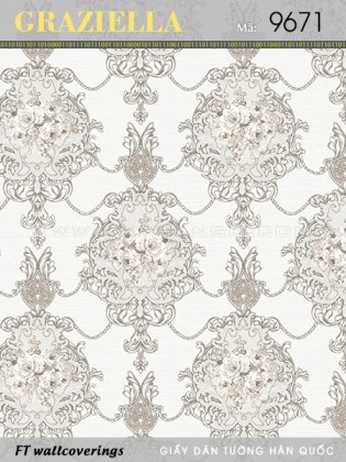 Giấy dán tường GRAZIELLA 9671 Giấy dán tường GRAZIELLA 9671