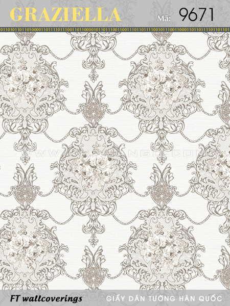 Giấy dán tường GRAZIELLA 9671 Giấy dán tường GRAZIELLA 9671