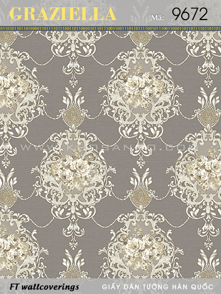 Giấy dán tường GRAZIELLA 9672