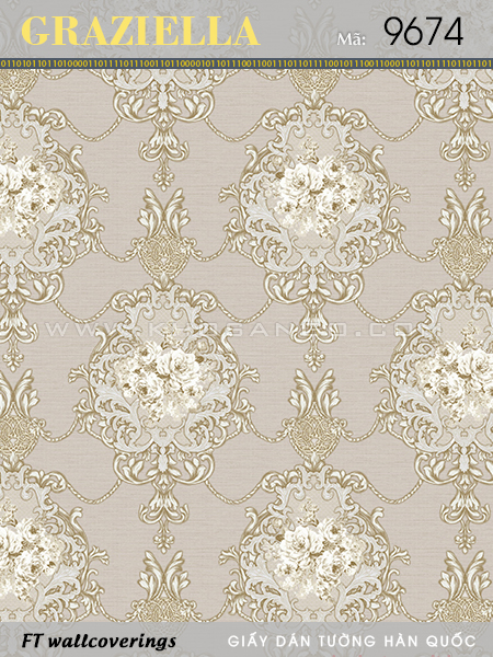 Giấy dán tường GRAZIELLA 9674 Giấy dán tường GRAZIELLA 9674
