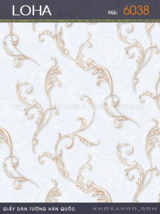 Giấy Dán Tường LOHA 6038 Giấy Dán Tường LOHA 6038