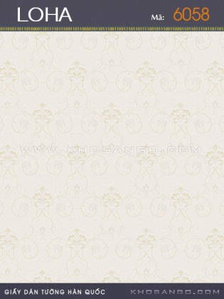Giấy Dán Tường LOHA 6058 Giấy Dán Tường LOHA 6058