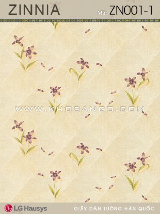 Giấy dán tường ZINNIA ZN001-1 Giấy dán tường ZINNIA ZN001-1