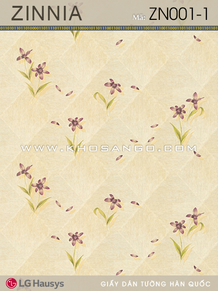 Giấy dán tường ZINNIA ZN001-1