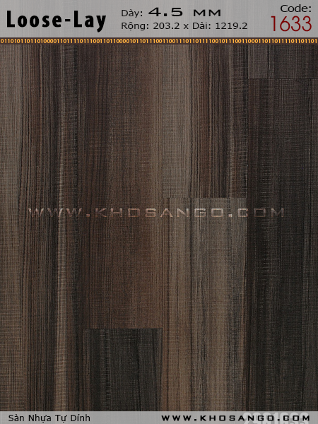 Sàn nhựa Loose-Lay 1633 Sàn nhựa Loose-Lay 1633