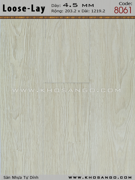 Sàn nhựa Loose-Lay 8061 Sàn nhựa Loose-Lay 8061