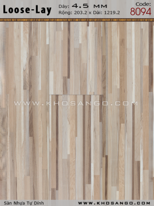 Sàn nhựa Loose-Lay 8094 Sàn nhựa Loose-Lay 8094