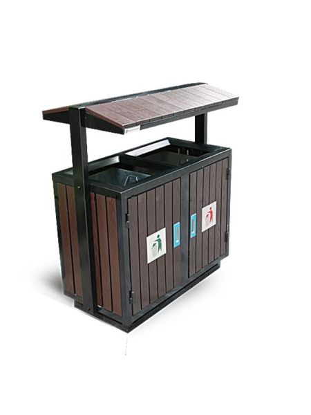 Thùng rác ngoài trời TRD02-GI Thùng rác ngoài trời TRD02-GI