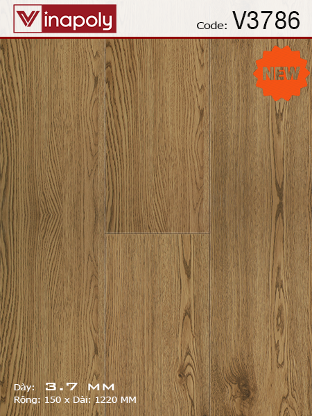Sàn nhựa Vinapoly SPC V3786 Sàn nhựa Vinapoly SPC V3786